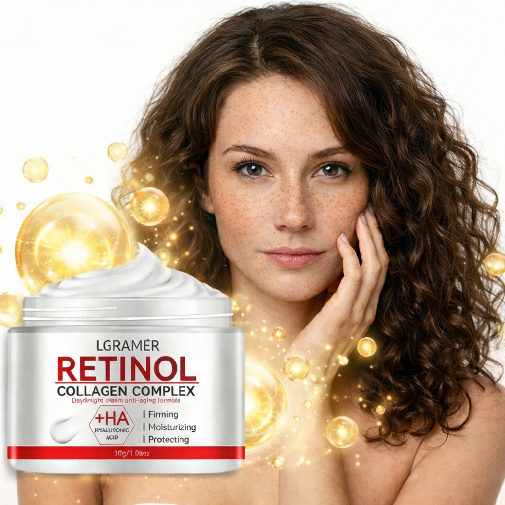 Transform your skin with this retinol collagen cream, trending in the UK for reducing wrinkles, boosting firmness and restoring a youthful glow. Enriched with hyaluronic acid, it deeply hydrates, smooths fine lines and improves skin texture for visibly healthier, radiant skin at home.