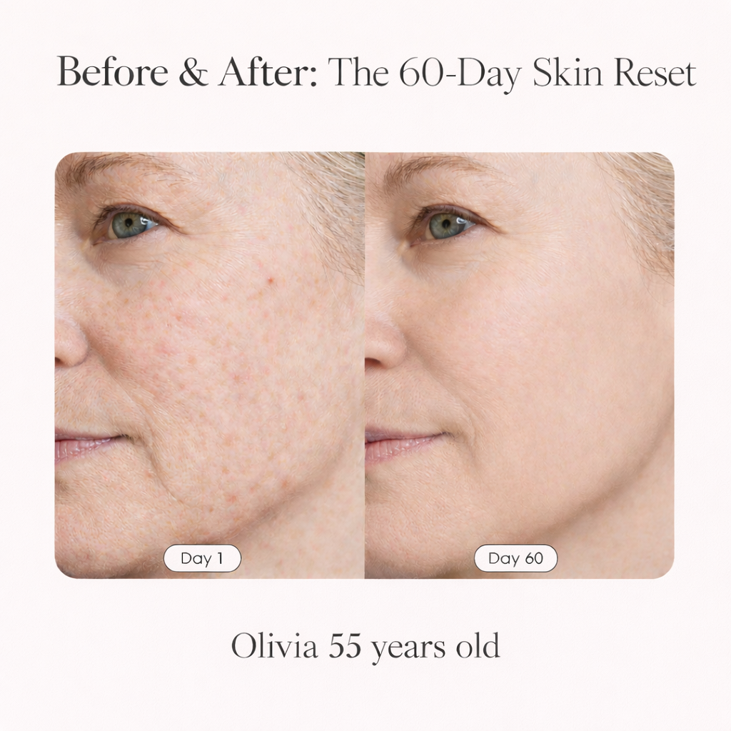 60 day skin renewal results for anti ageing and visible skin transformation UK