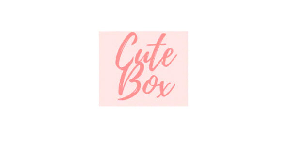 Cute Box beauty subscription logo for skincare and cosmetic products UK