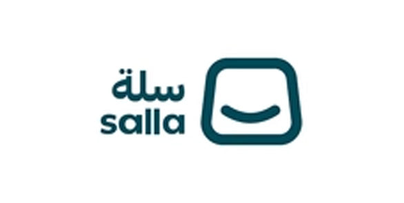 Salla ecommerce platform logo for online store and beauty products Middle East